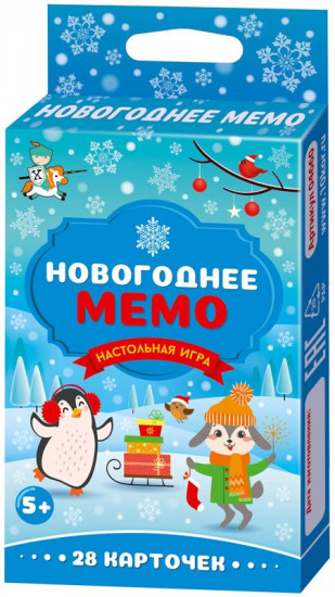 Игра настольная «Новогоднее Мемо»