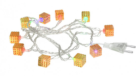 Гирлянда «Металлические кубики»