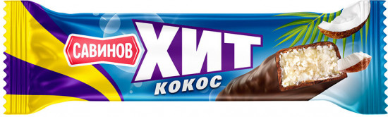 Батончик шоколадный с кокосом