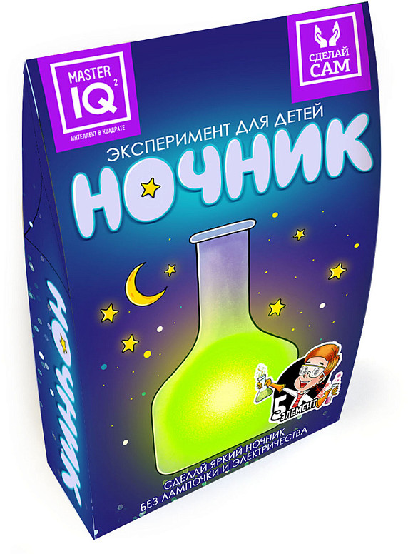Набор для опытов «Ночник» | Master IQ