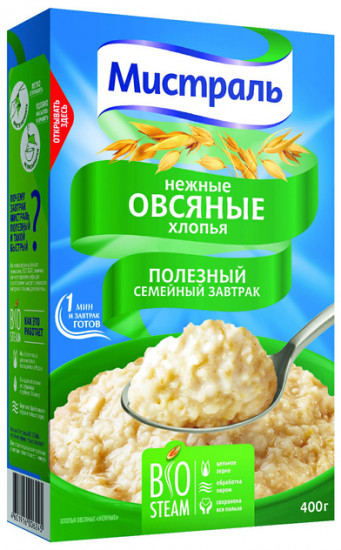 Хлопья овсяные «Нежные»