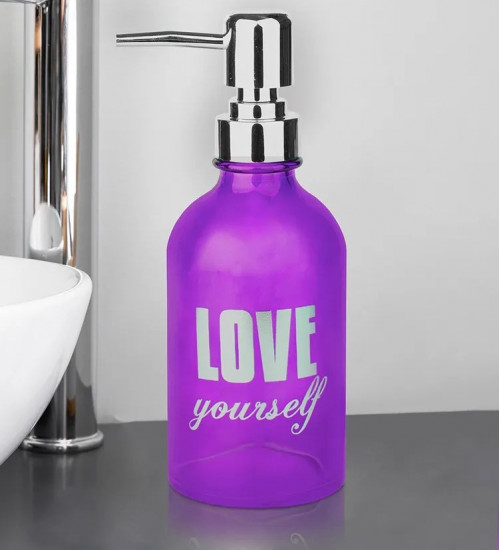 Диспенсер для жидкого мыла «Love yourself»