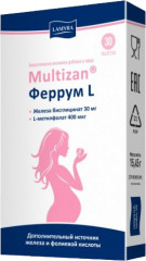 Таблетки «Мультизан Феррум L»