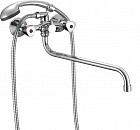 Смеситель для ванны с длинным изливом