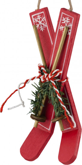Украшение новогоднее «Лыжи»