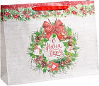 Пакет крафтовый «Спешу поздравить с Новым годом»
