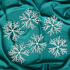 Набор украшений ёлочных «Снежинки»