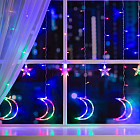 Гирлянда-бахрома с насадками «Месяц»