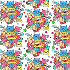 Бумага упаковочная «Зубастик»