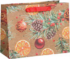 Пакет крафтовый «Новогодние шарики»