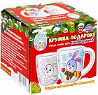 Кружка-раскраска «Зайчик»