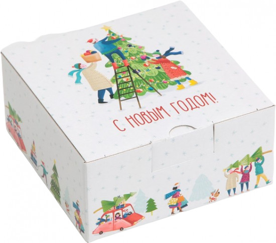 Коробка складная «Город»