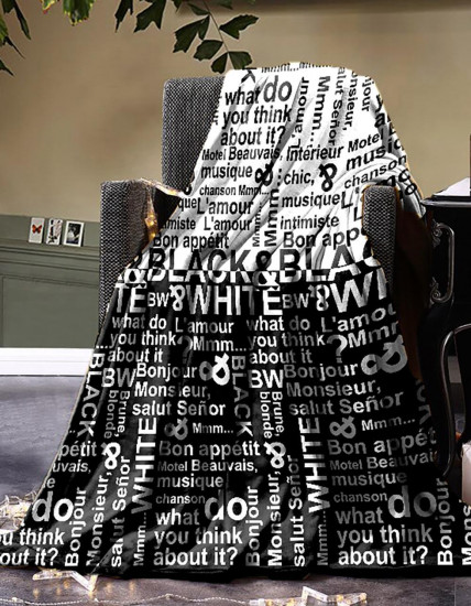 Плед «Black & white»