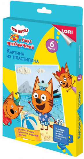 Картина из пластилина «Коржик»