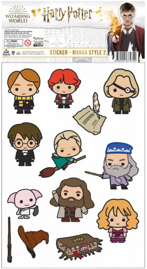 Набор наклеек «Manga style»