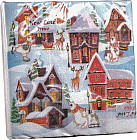 Набор салфеток бумажных «Домики»