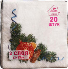 Салфетки бумажные «Пряный декор»