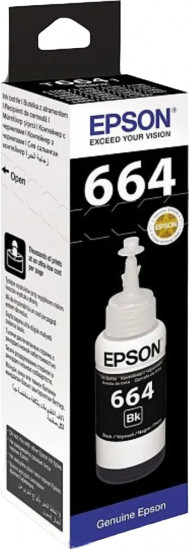 Чернила для принтера Epson 664, черный