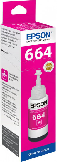 Чернила для принтера Epson 664, пурпурный