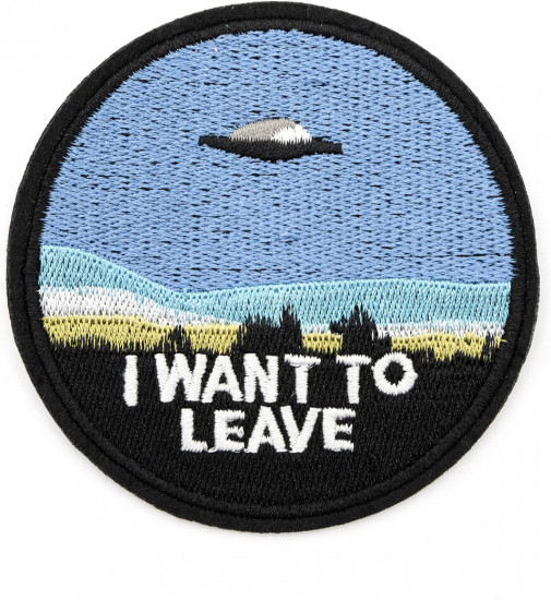 Термоаппликация «I want to leave»