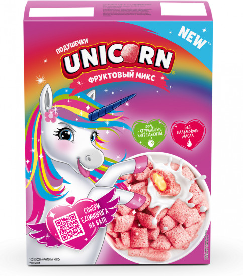 Подушечки с фруктовым вкусом «Unicorn»