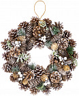 Венок новогодний «Снежный лес»