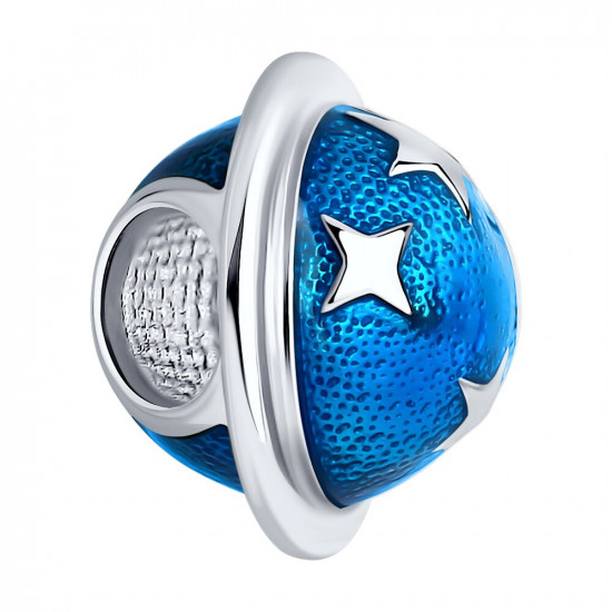 Подвеска-шарм из серебра с эмалью