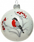 Шар ёлочный «Снегири»