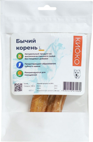 Лакомство для собак «Бычий корень L»