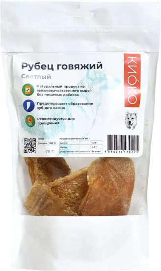 Лакомство для собак «Рубец говяжий»