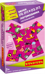 Игра настольная «Логомозаика. Звуки [З], [З'] и [С], [С']»