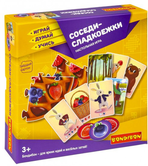 Игра настольная «Соседи-сладкоежки»