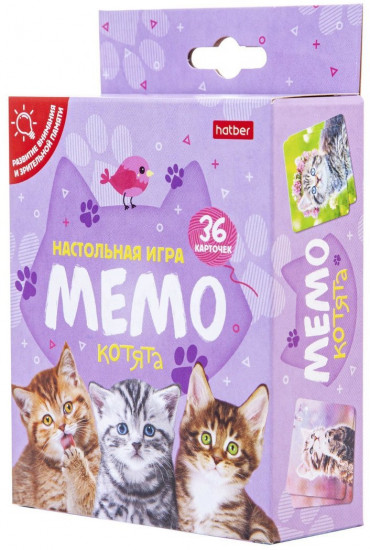Игра настольная «Мемо. Котята»