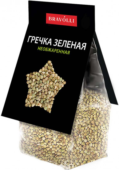 Гречка зелёная необжаренная