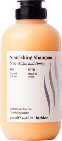 Шампунь питательный №02 «Argan and Honey»