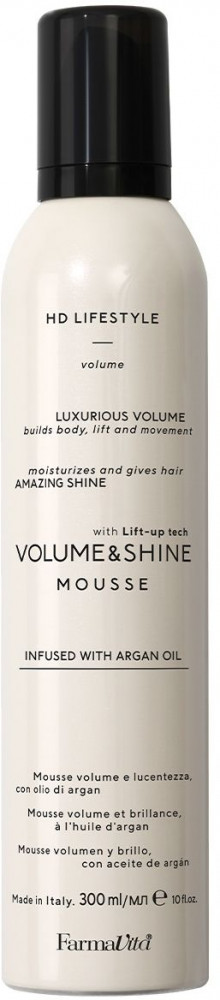 Мусс для волос «Volume and shine» | HD Lifestyle | FarmaVita