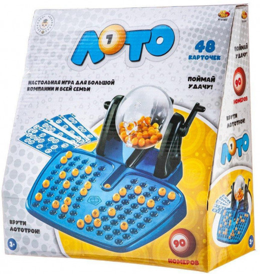 Игра настольная «Лото с лототроном»