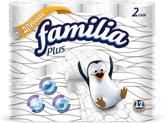 Туалетная бумага «Familia Plus»