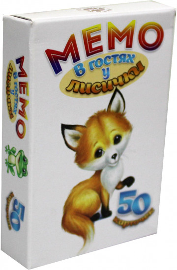 Игра настольная «Мемо. В гостях у лисички»