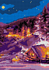 Мозаика алмазная «Морозная ночь»