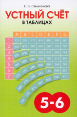 Устный счёт в таблицах
