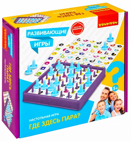 Игра настольная «Где здесь пара?»