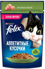 Корм для кошек «Кролик в желе»