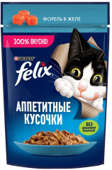 Корм для кошек «Форель в желе»