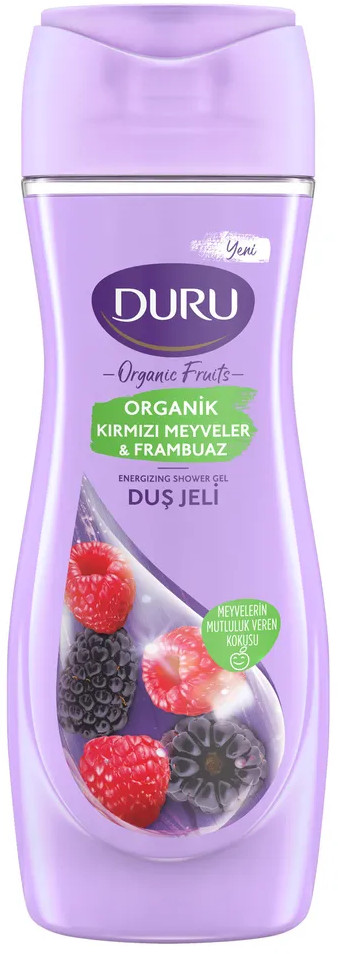 Гель для душа «Спелая малина» | Organic Fruits | Duru