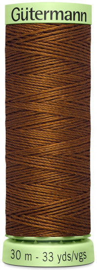 Нить универсальная «Top Stitch», цвет золотисто-каштановый №650