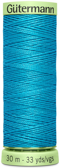 Нить универсальная «Top Stitch», цвет голубая лагуна №763