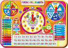 Игра обучающая «Часы-календарь»