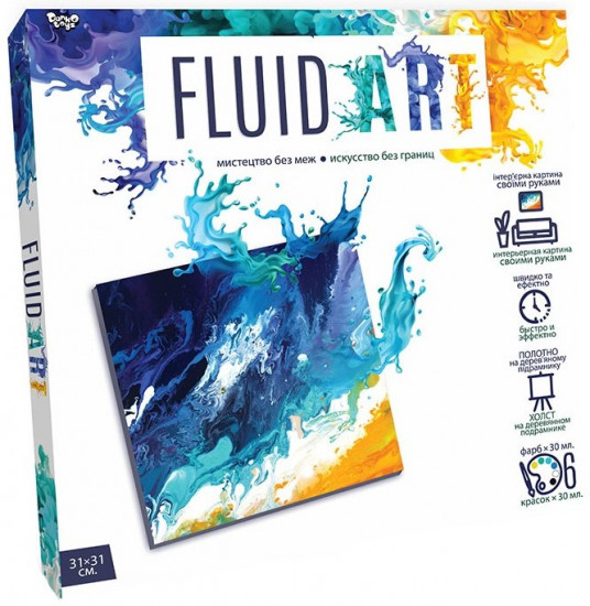 Набор для творчества «Fluid Art»