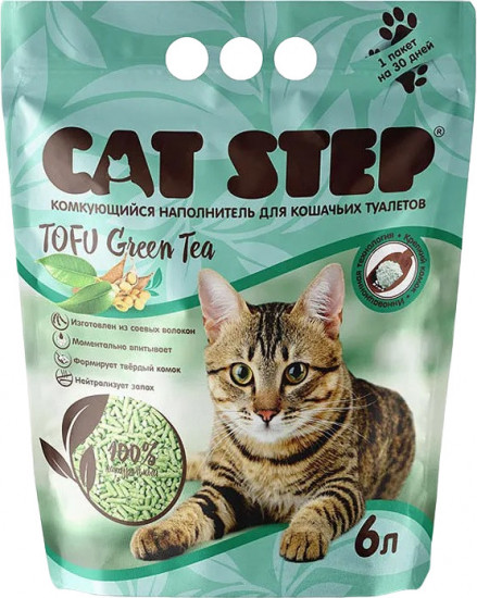 Наполнитель для кошачьего туалета «Green Tea»